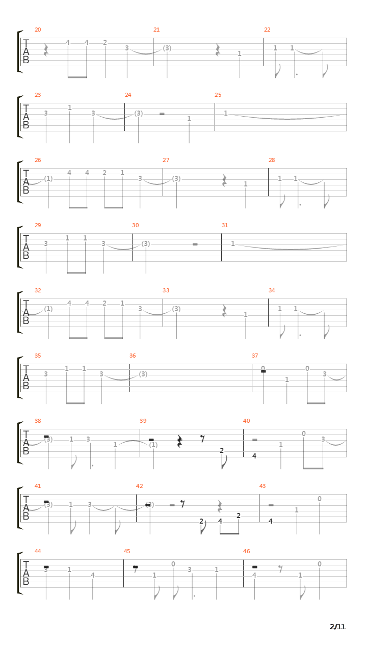 Low Man's Lyric Acoustic Guitar Version吉他谱