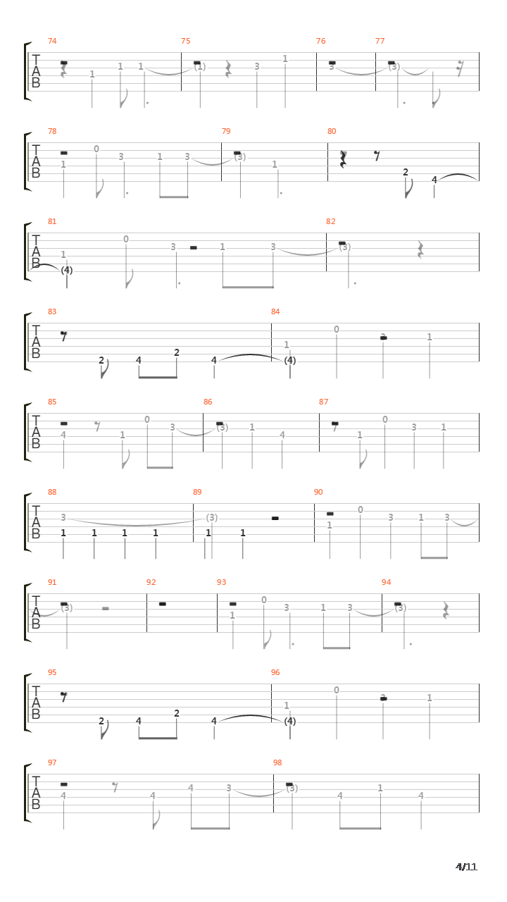 Low Man's Lyric Acoustic Guitar Version吉他谱