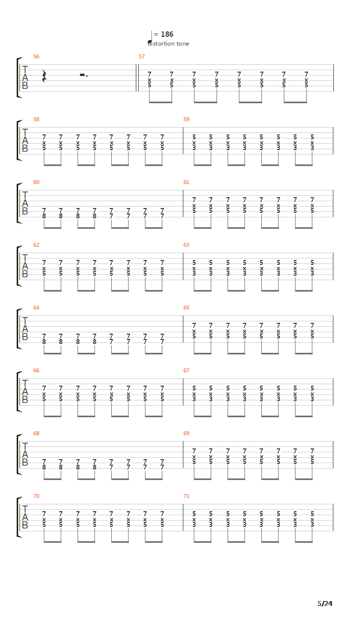 St. Anger吉他谱