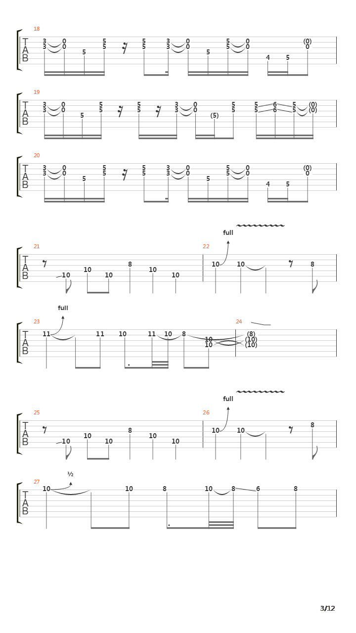 Runaway Train吉他谱