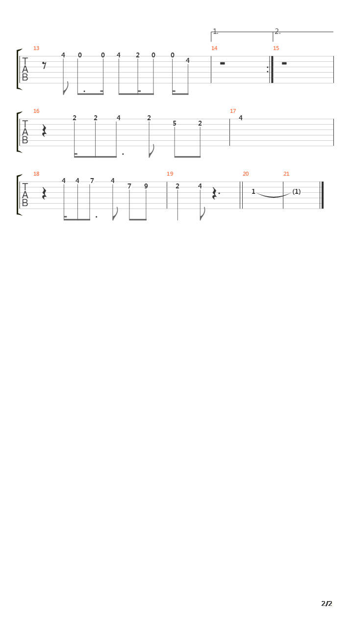 Ba Ba Ba吉他谱