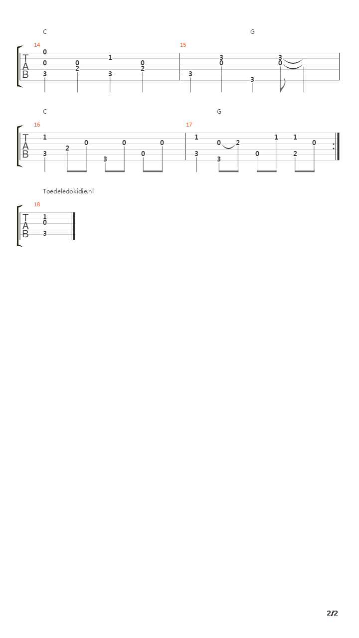 Since I've Laid My Burden Down吉他谱