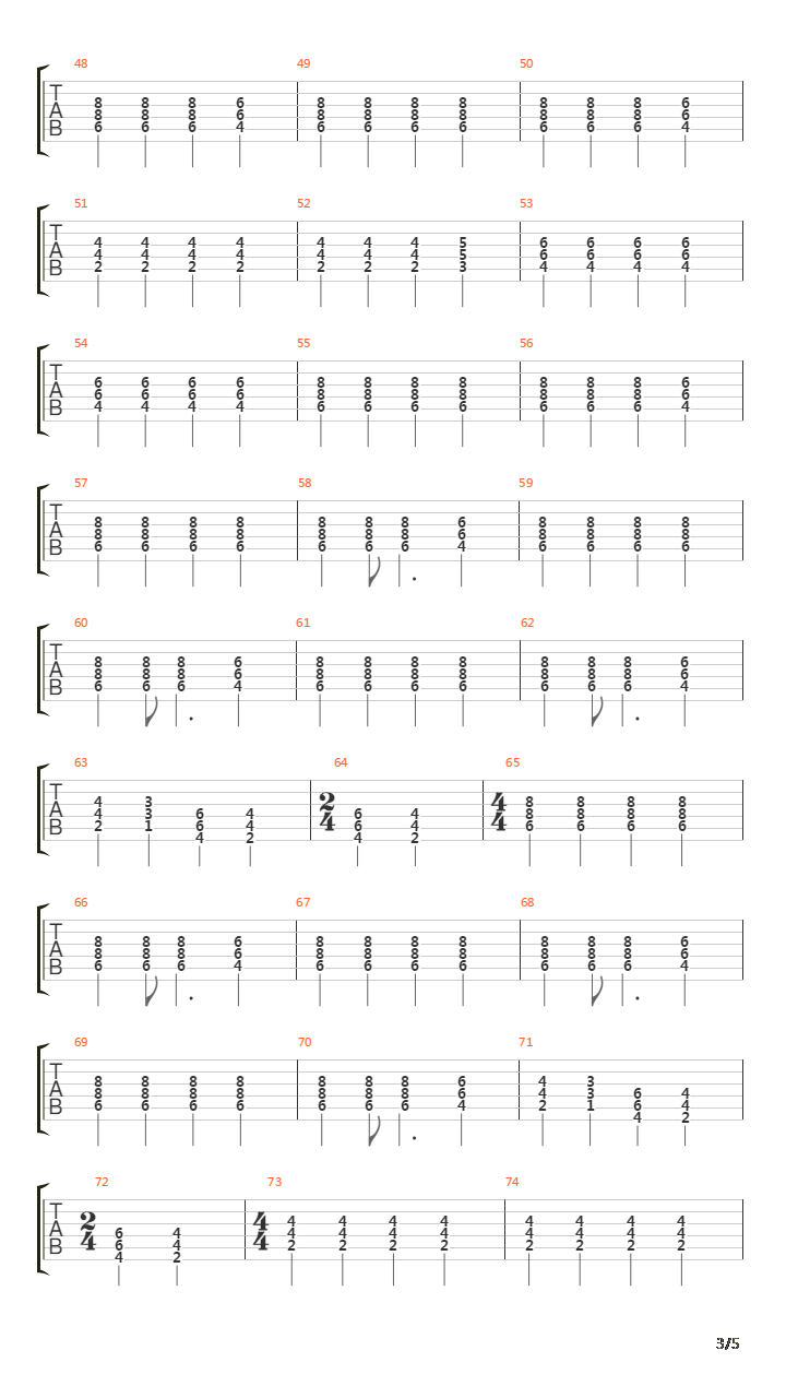 The Celtic Rebell Song吉他谱