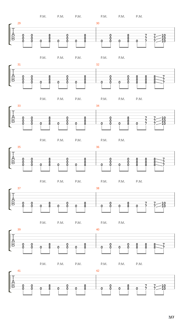 A-M-E-R-I-C-A (Drop C#Easy Version)吉他谱