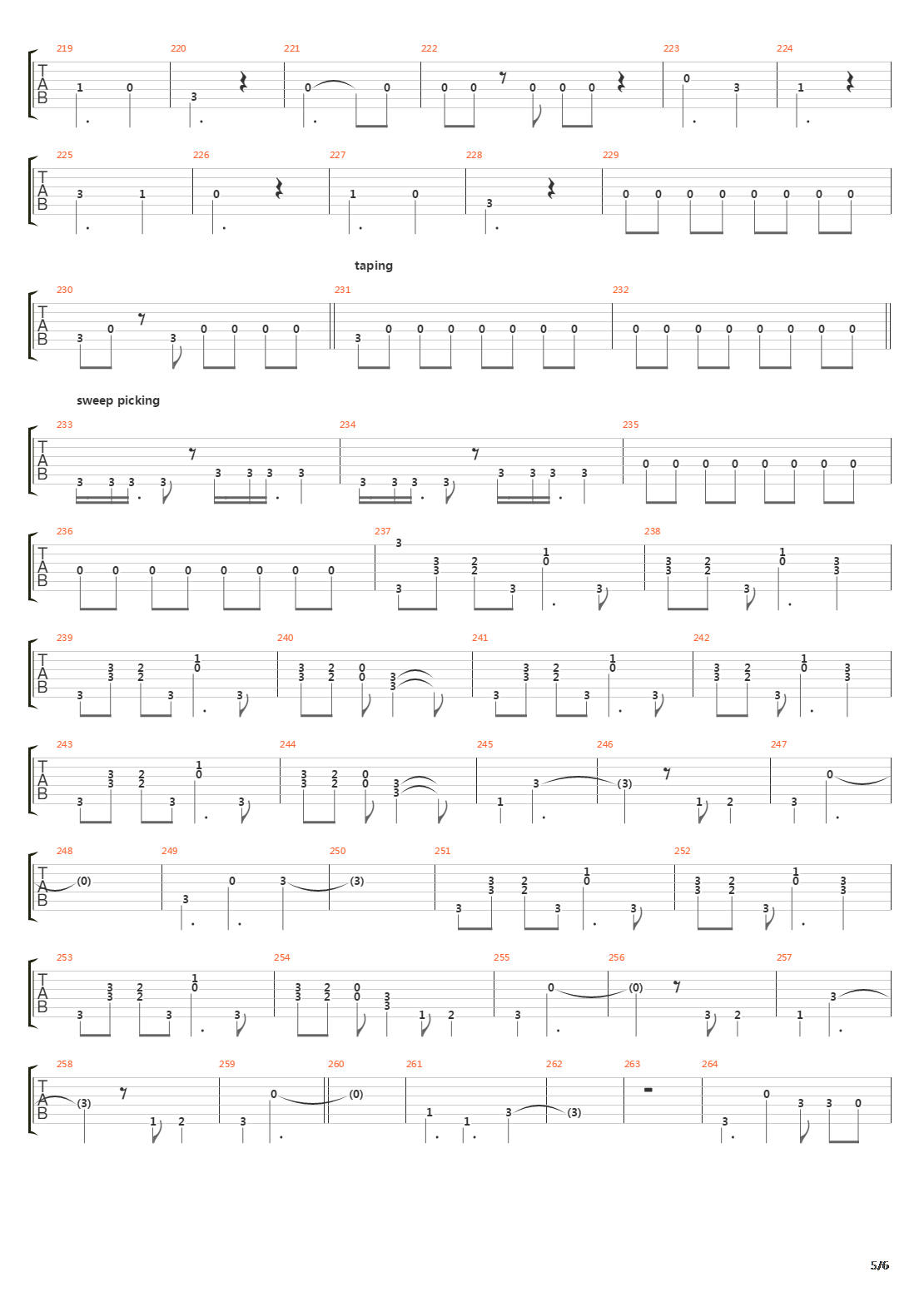 Burn吉他谱