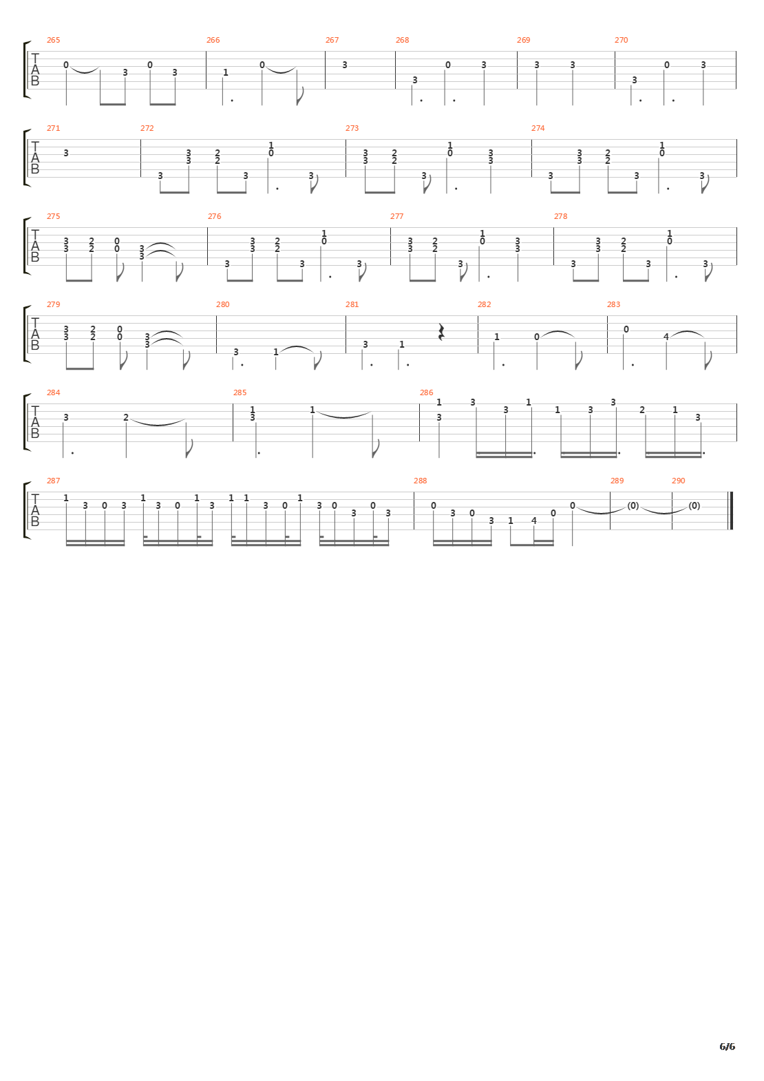 Burn吉他谱