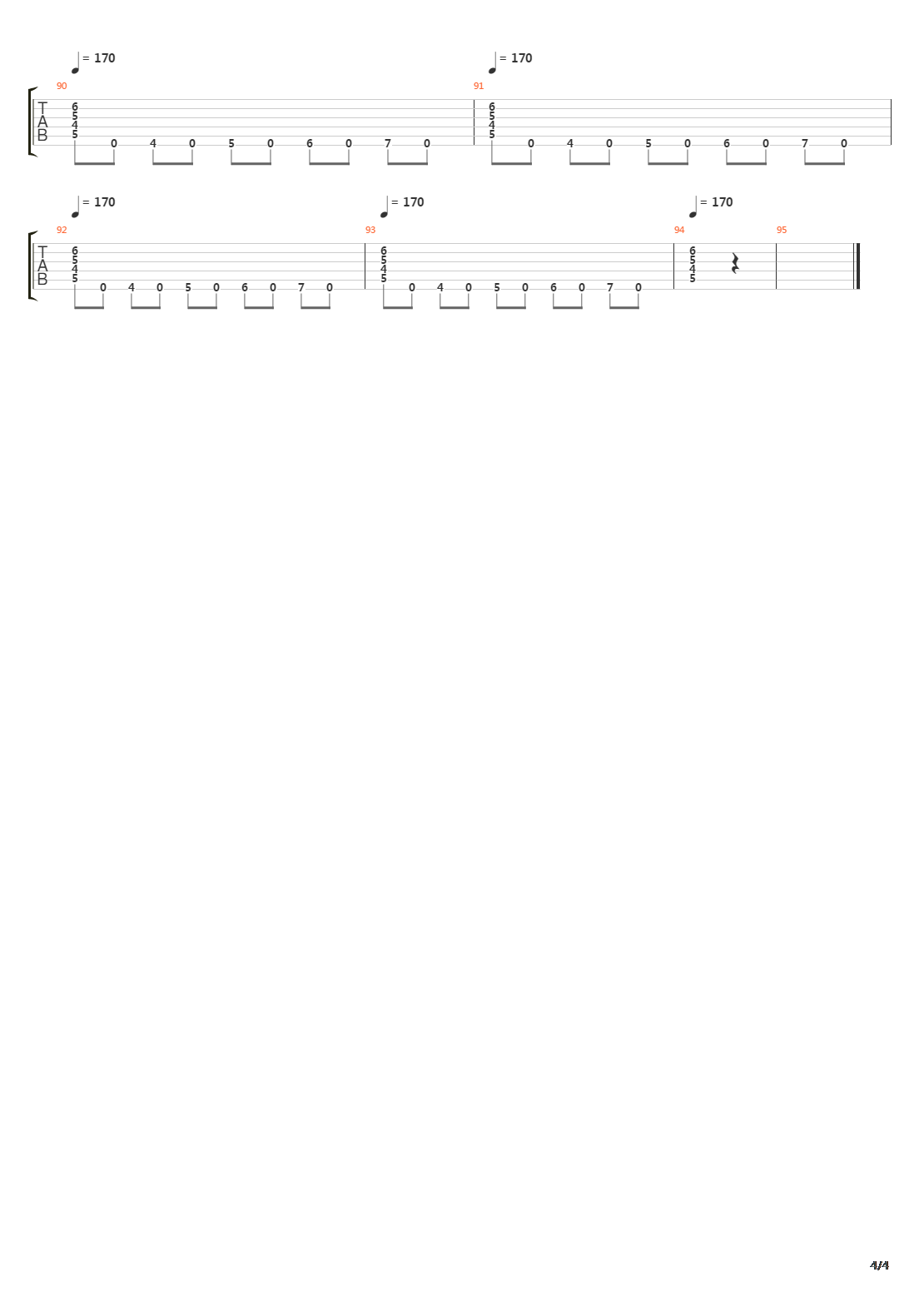 Agitated吉他谱