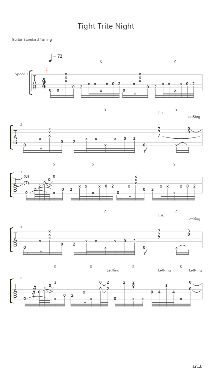 The 2nd Law吉他谱