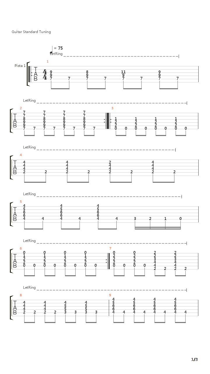 7-Cancer吉他谱