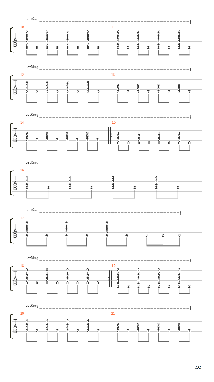 7-Cancer吉他谱