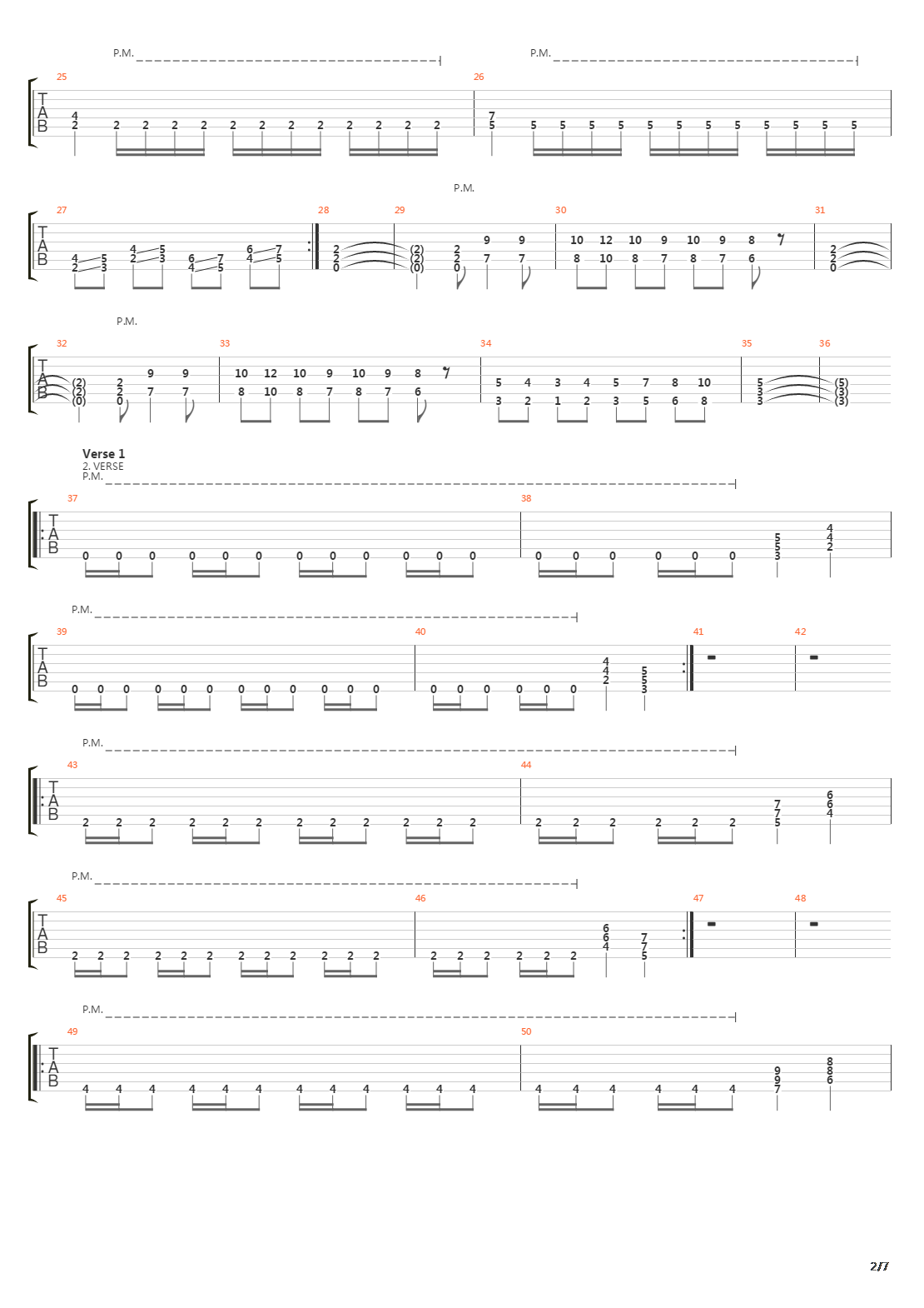 Song 1吉他谱