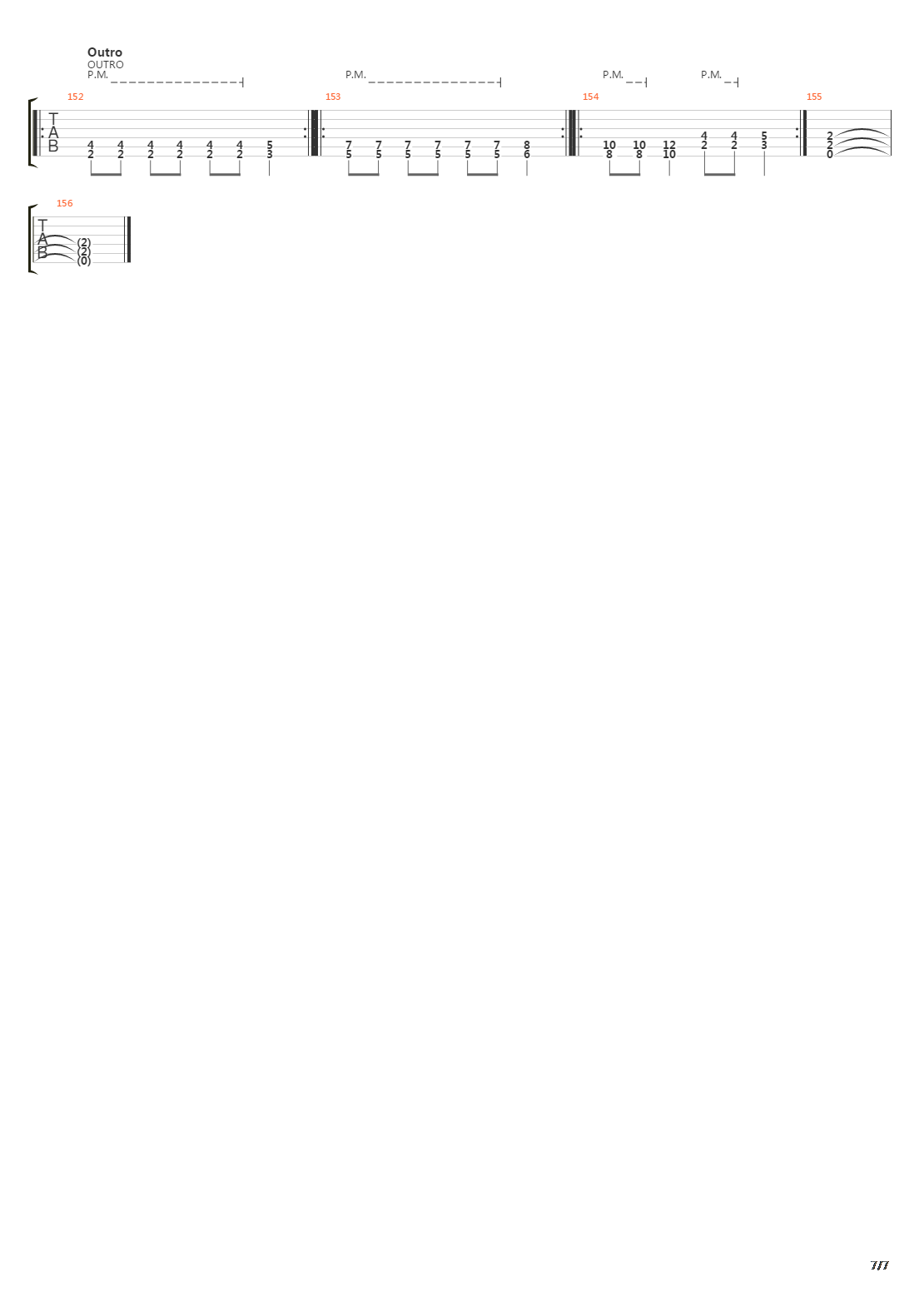 Song 1吉他谱