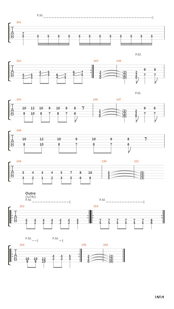 Song 1吉他谱