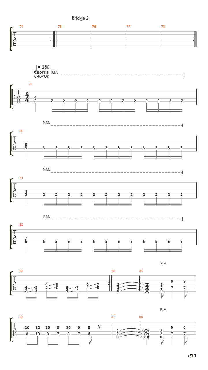 Song 1吉他谱