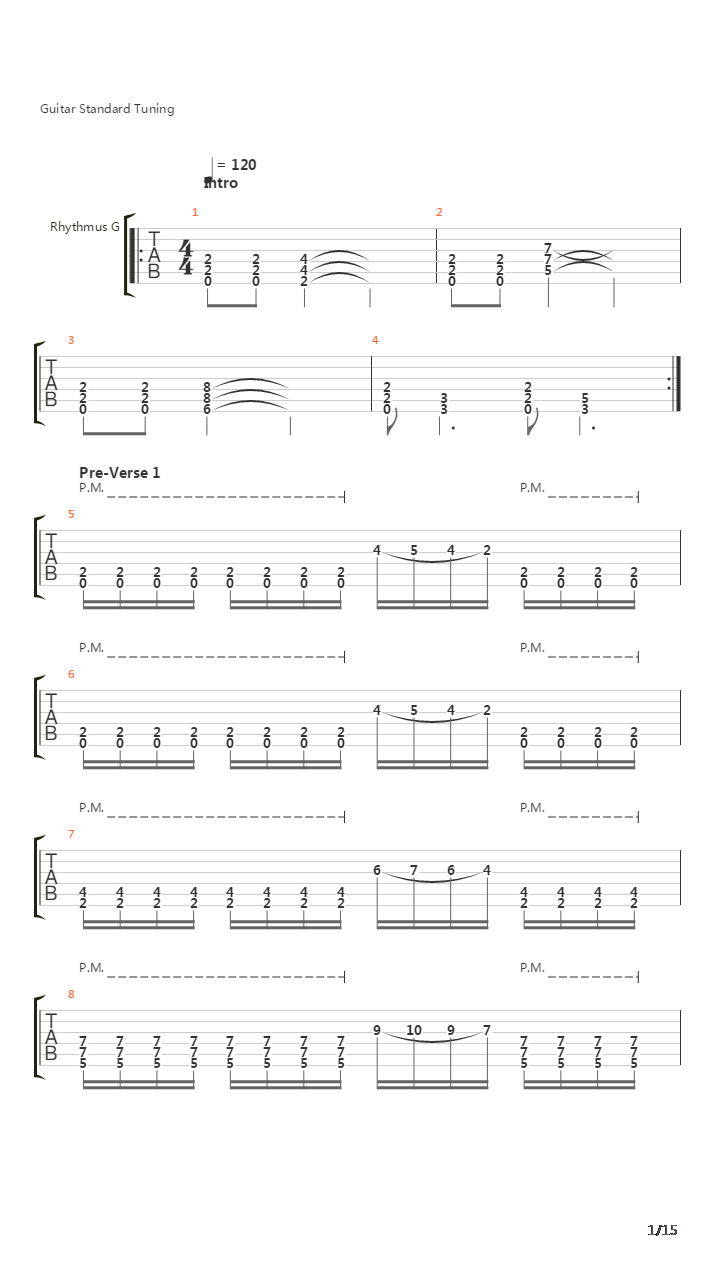 Song 11吉他谱