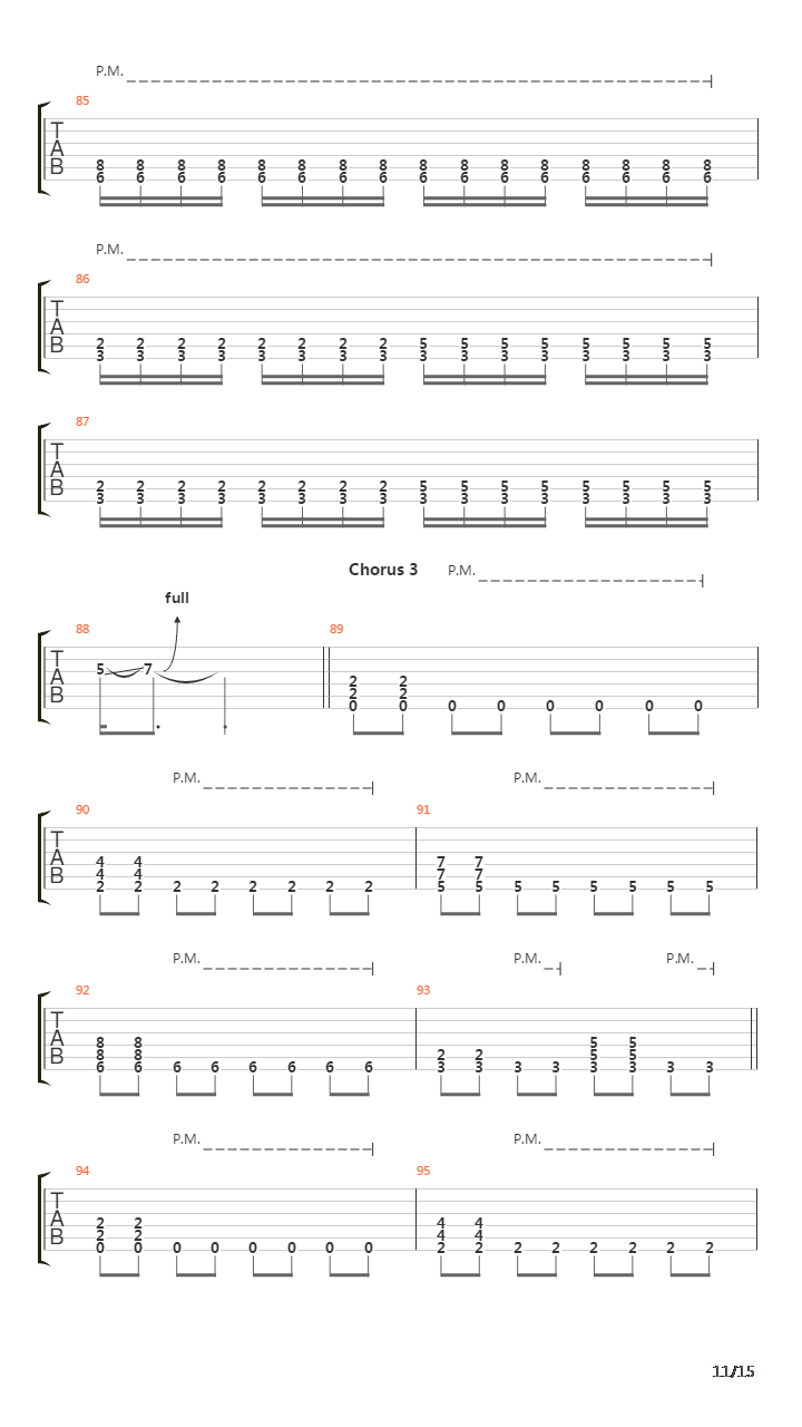 Song 11吉他谱