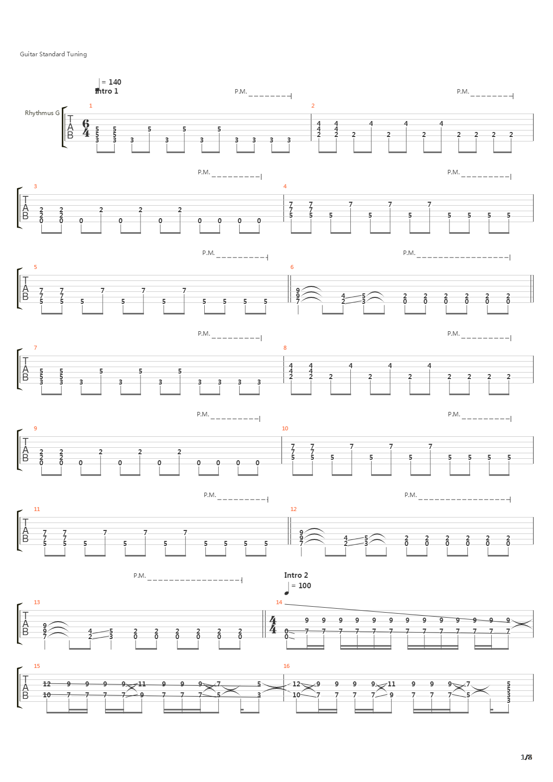 Song 12吉他谱