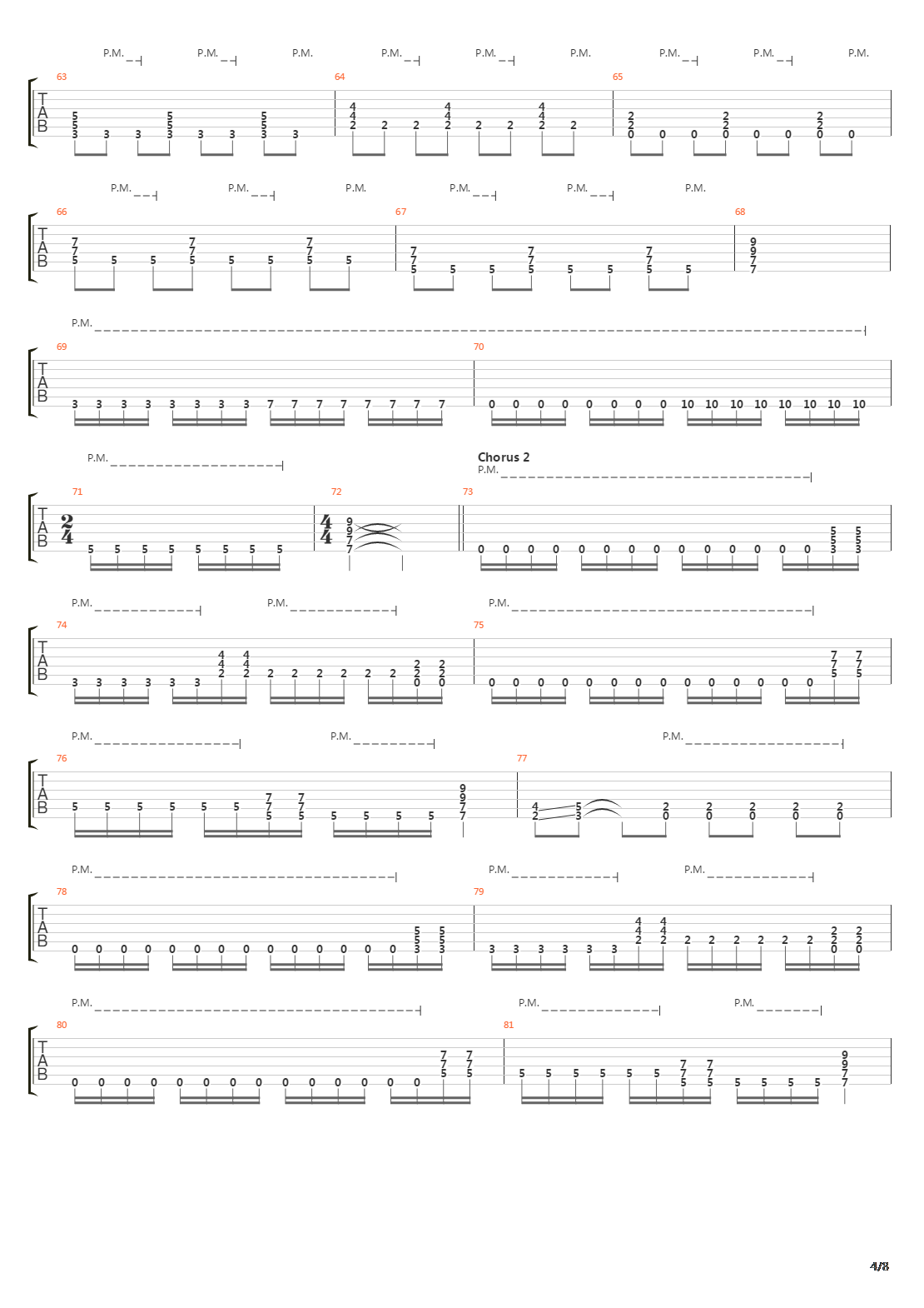 Song 12吉他谱
