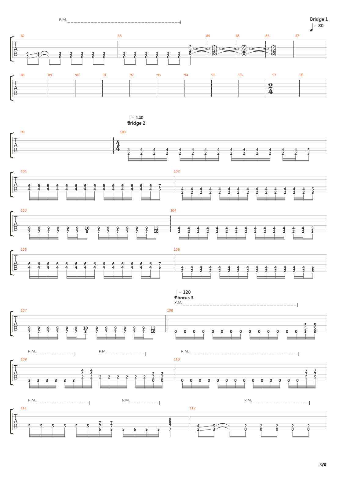 Song 12吉他谱