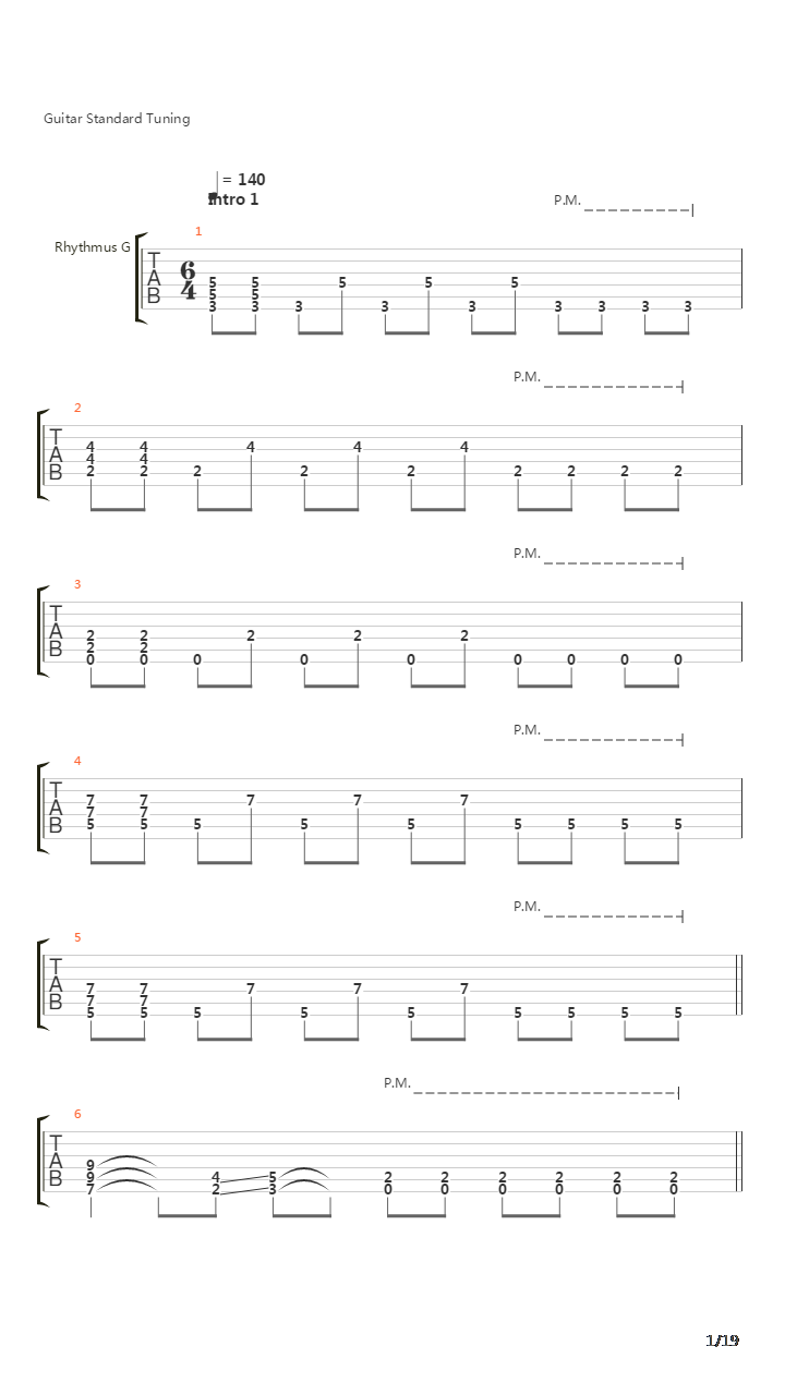 Song 12吉他谱