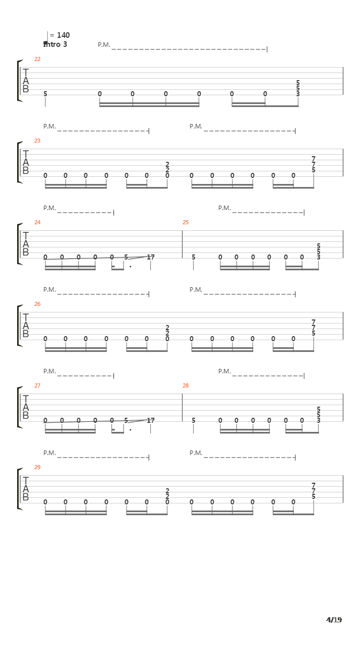 Song 12吉他谱
