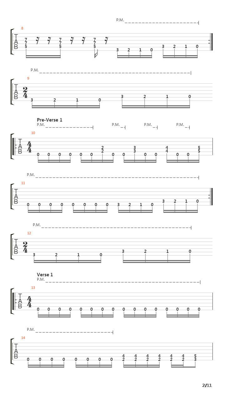 Song 3吉他谱