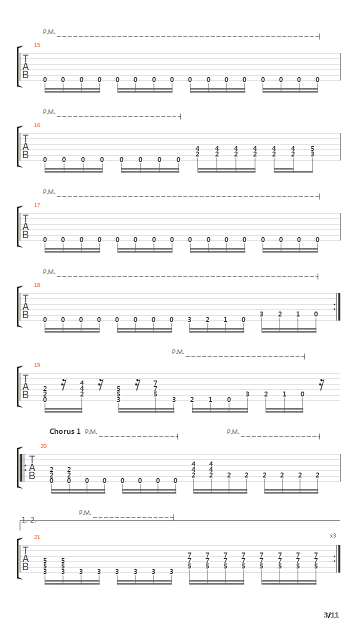 Song 3吉他谱