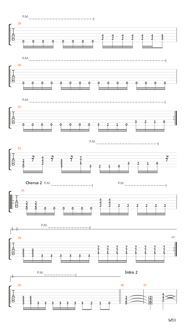 Song 3吉他谱