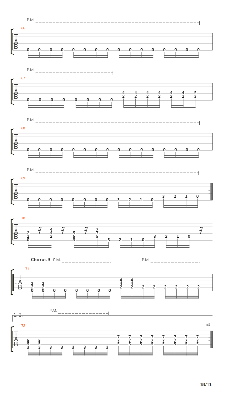 Song 3吉他谱
