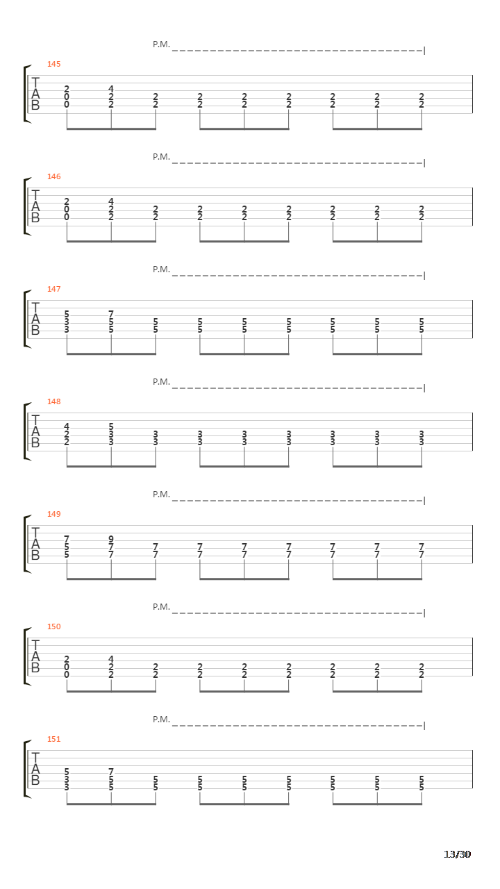 Song 30吉他谱