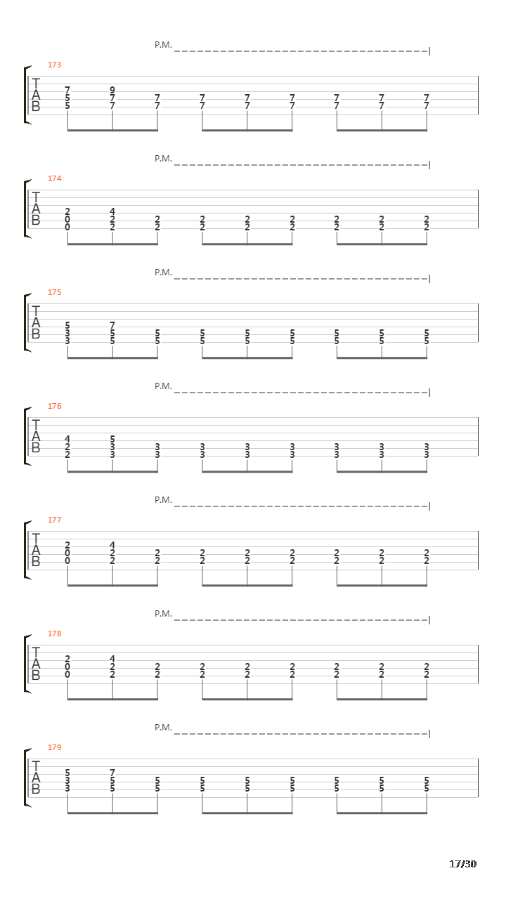 Song 30吉他谱