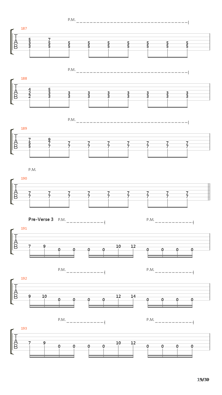 Song 30吉他谱