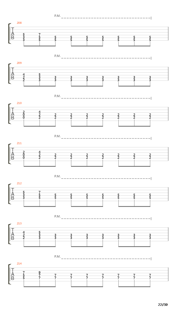 Song 30吉他谱