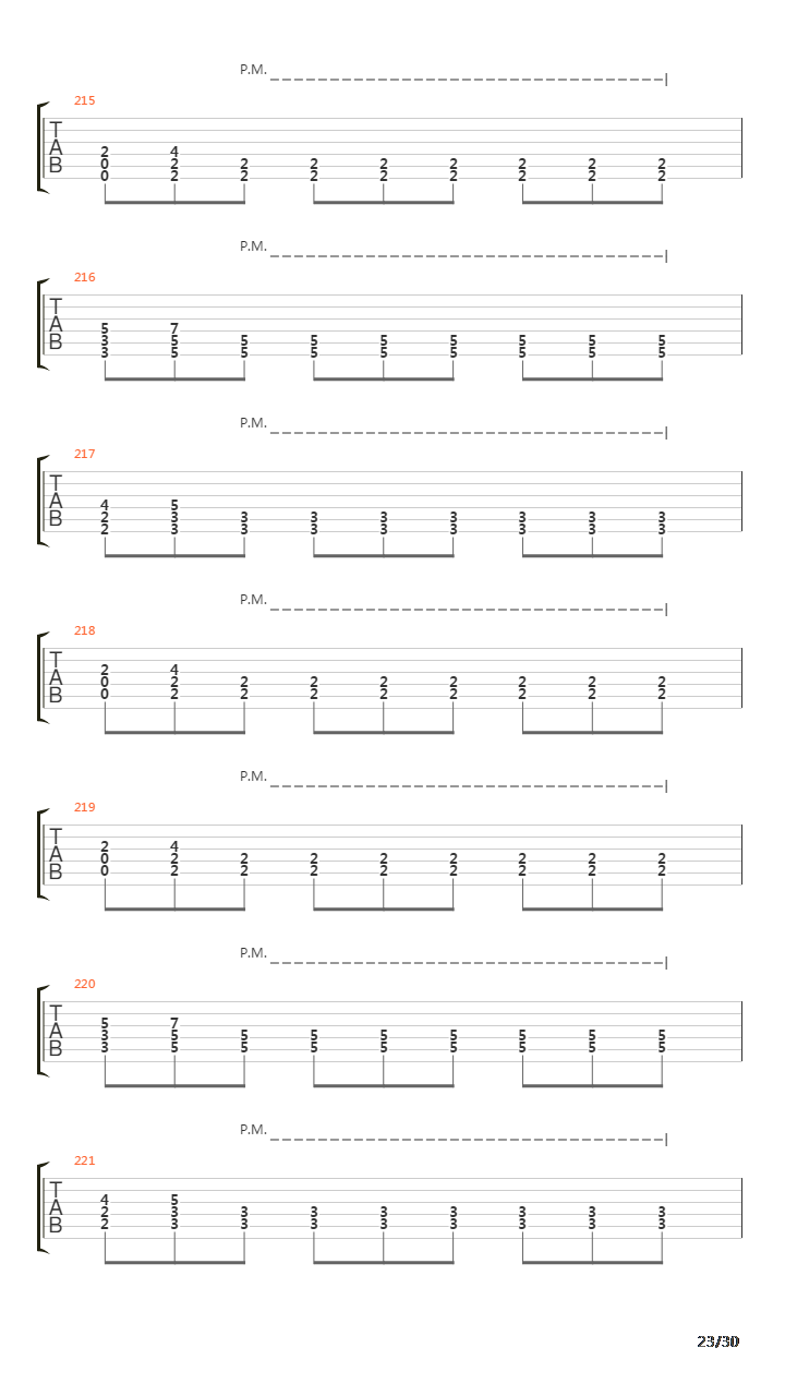 Song 30吉他谱