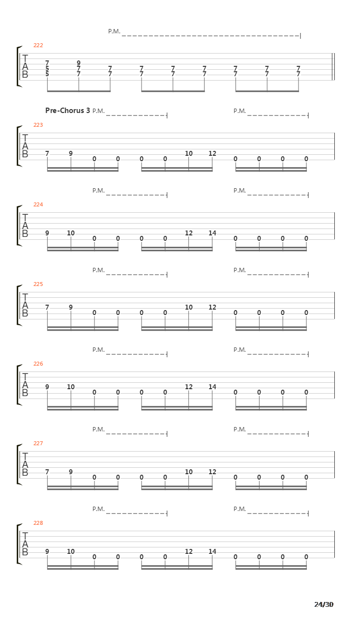 Song 30吉他谱