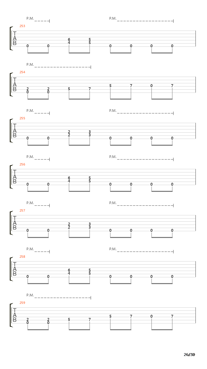 Song 30吉他谱