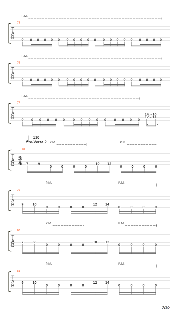 Song 30吉他谱