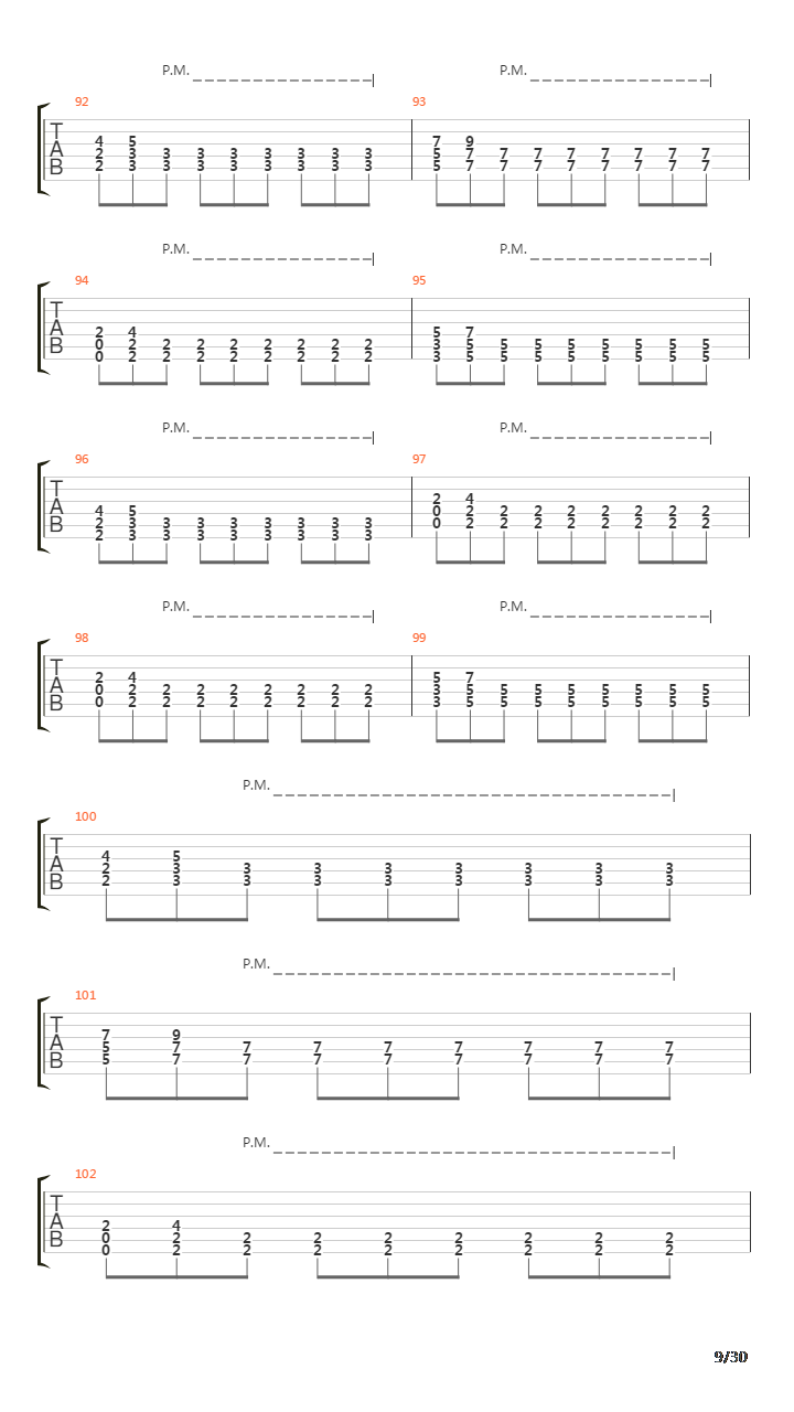 Song 30吉他谱