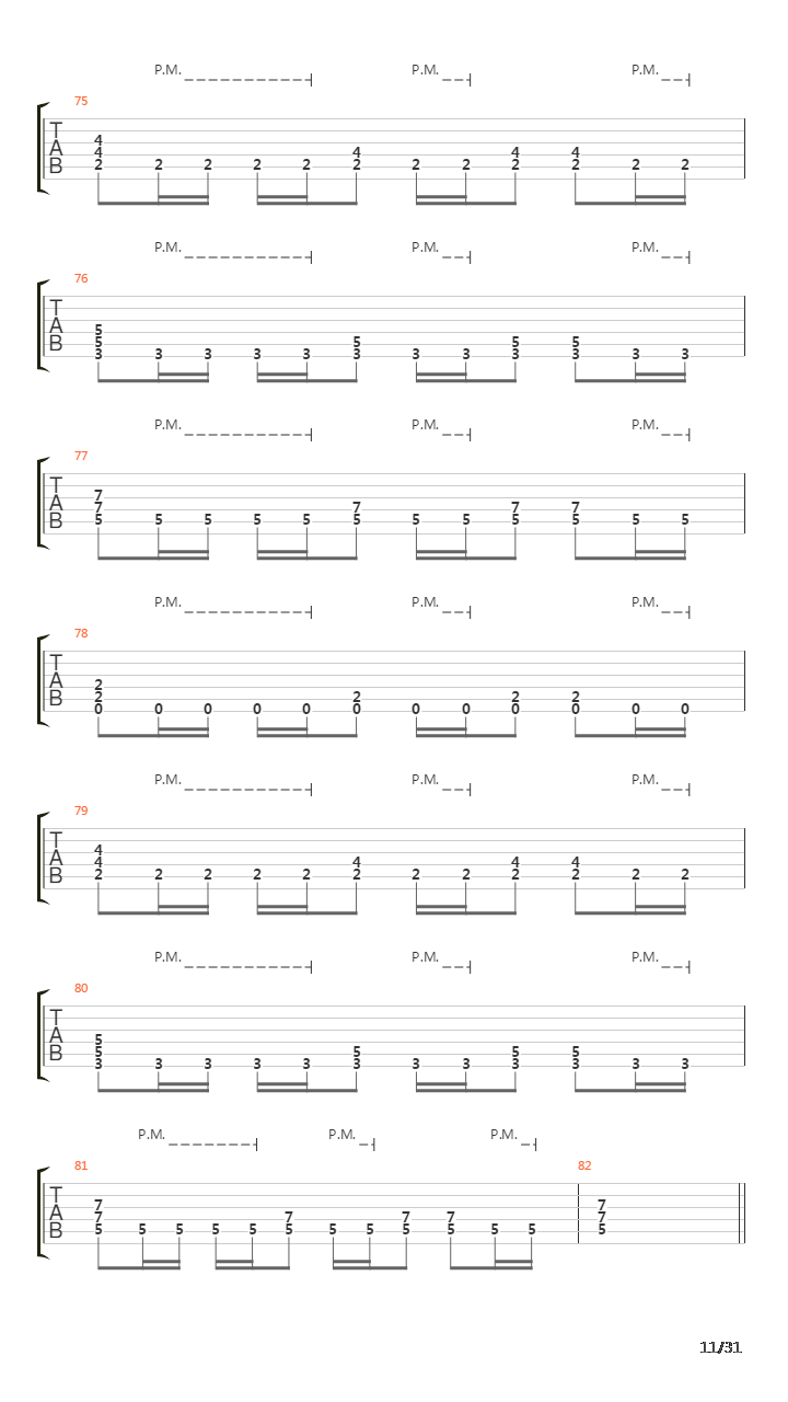 Song 35吉他谱