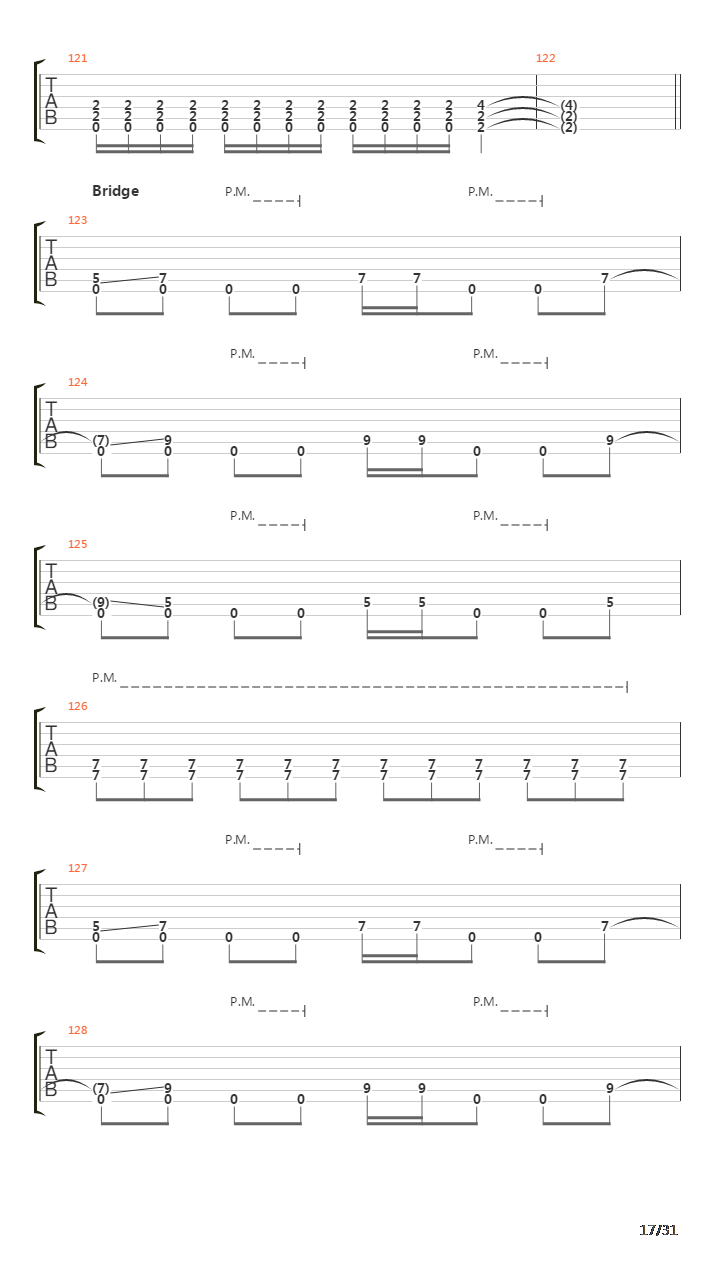 Song 35吉他谱