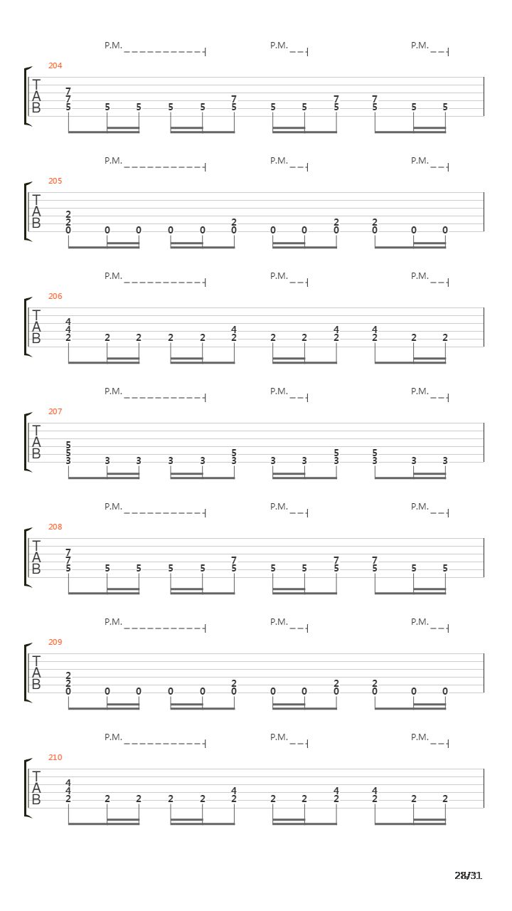 Song 35吉他谱