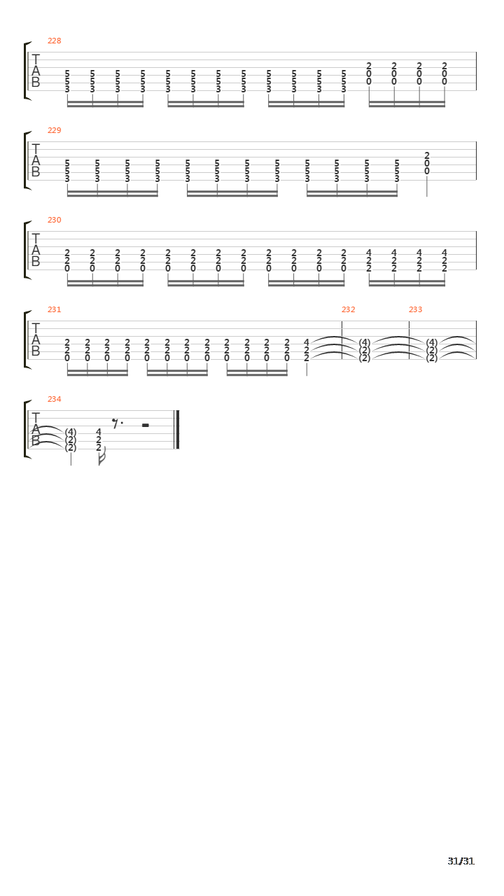 Song 35吉他谱