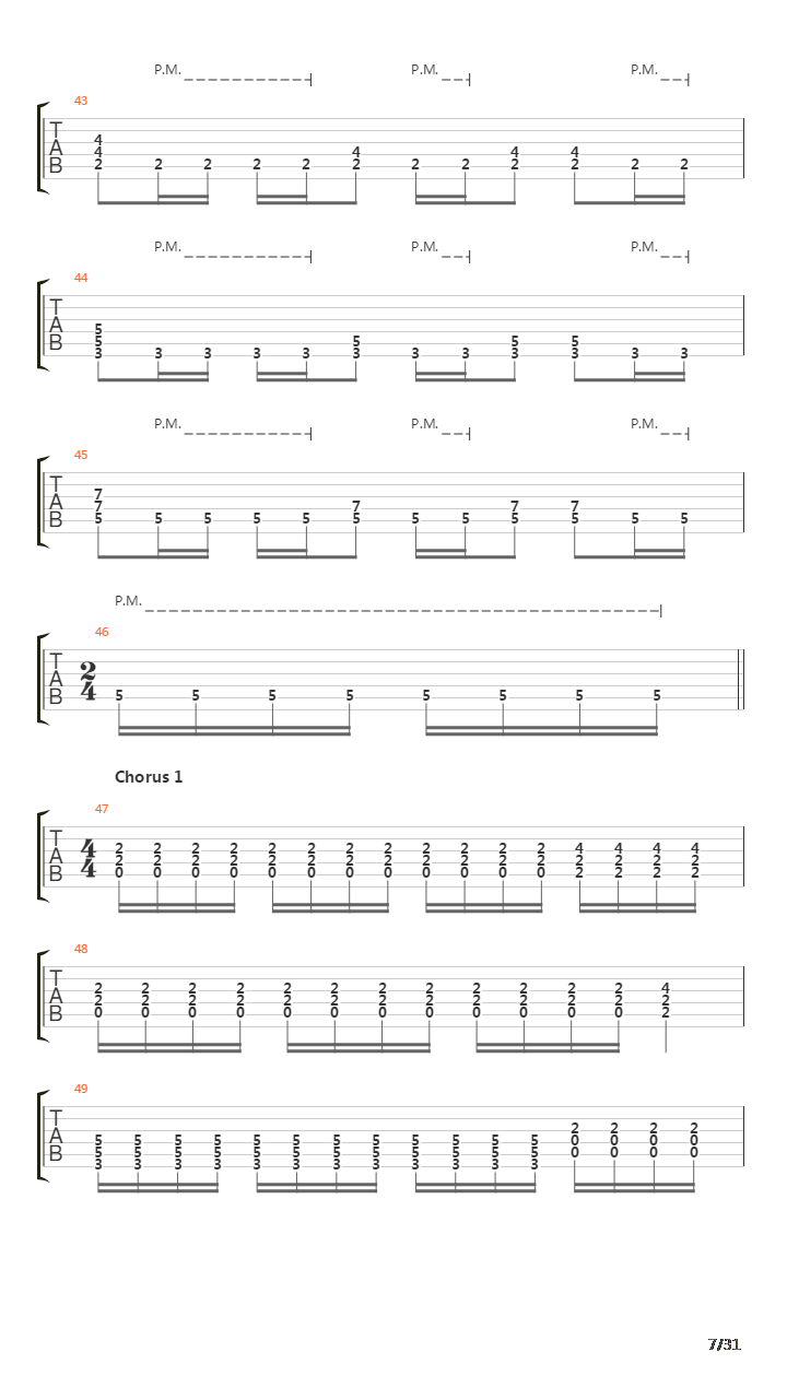 Song 35吉他谱