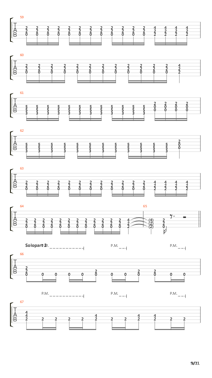 Song 35吉他谱