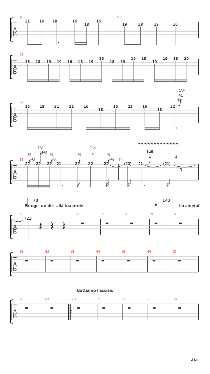 Feudalesimo E Libertà (Versione Semplificata)吉他谱