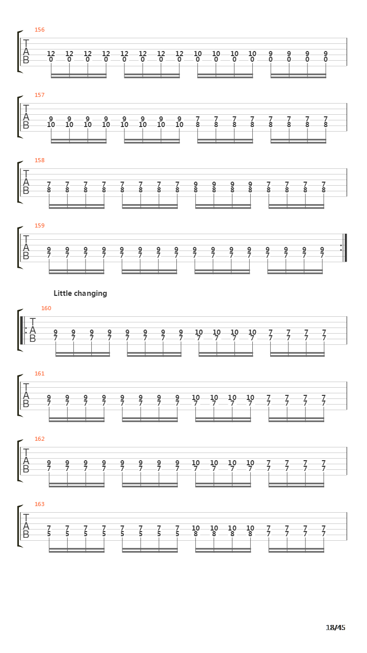 Sommer Guitar Tab吉他谱