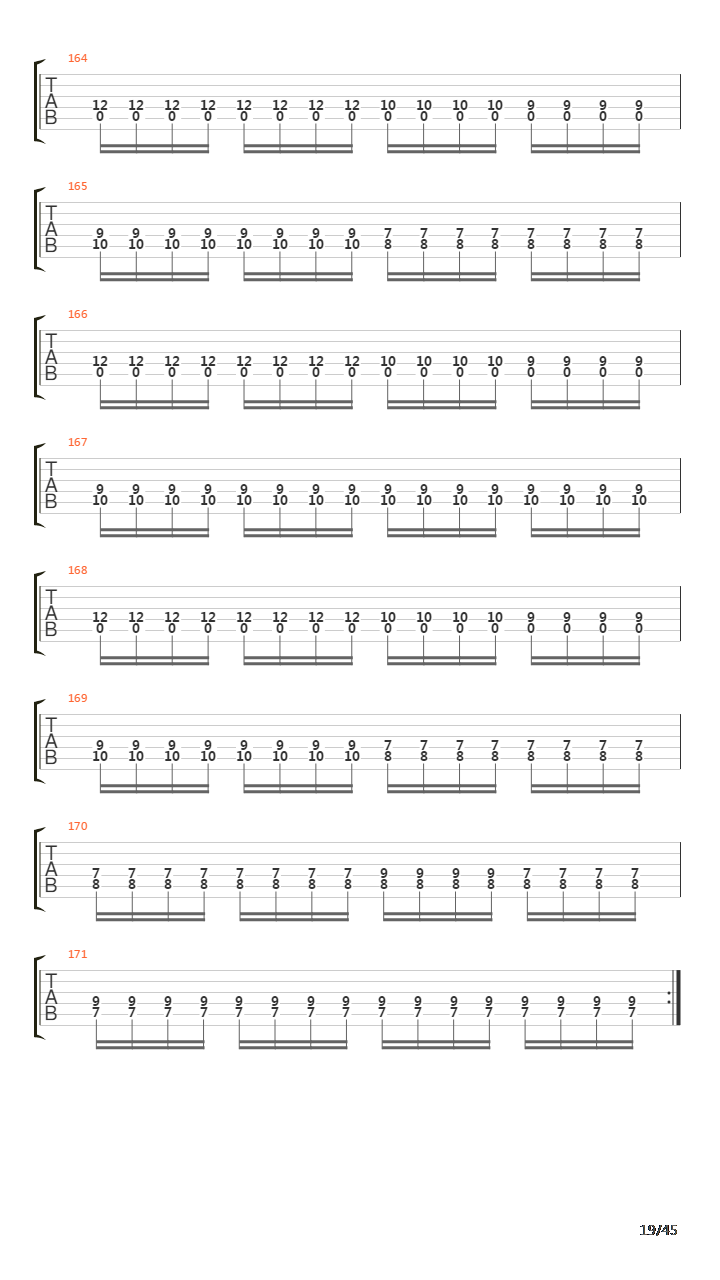 Sommer Guitar Tab吉他谱