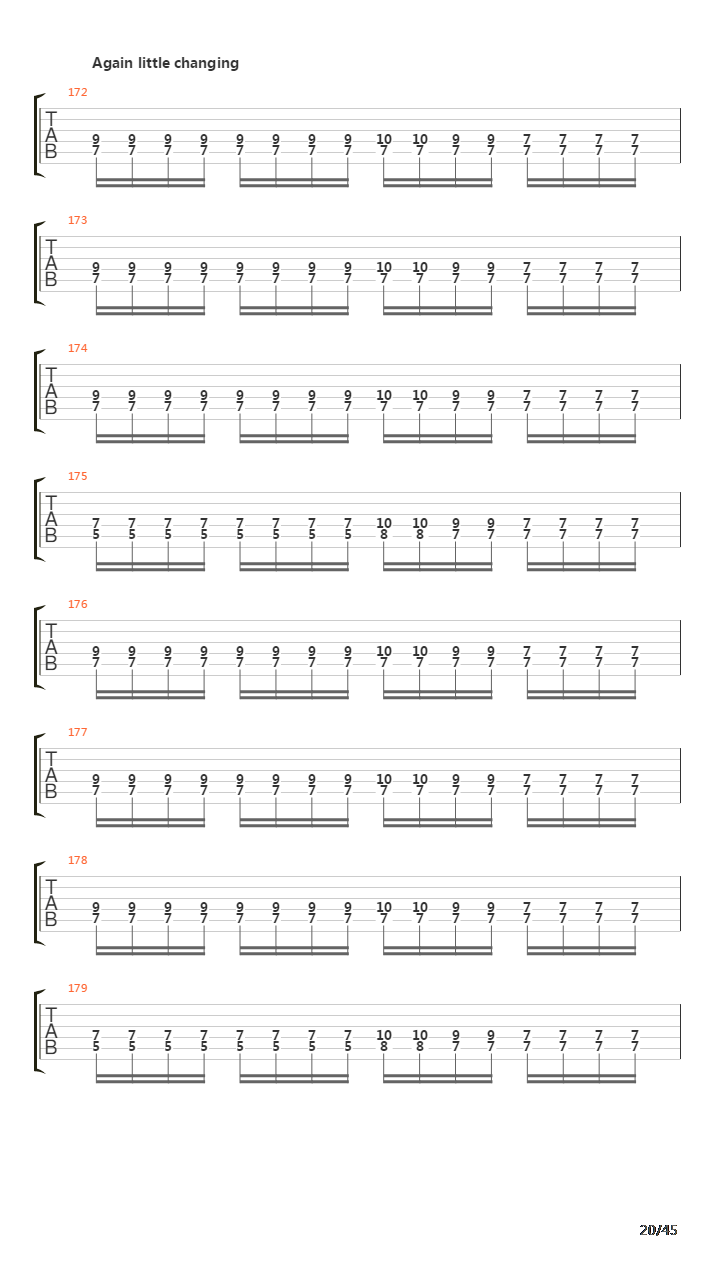 Sommer Guitar Tab吉他谱