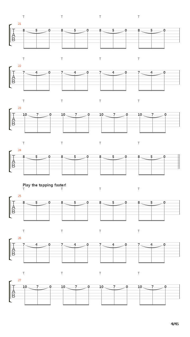 Sommer Guitar Tab吉他谱