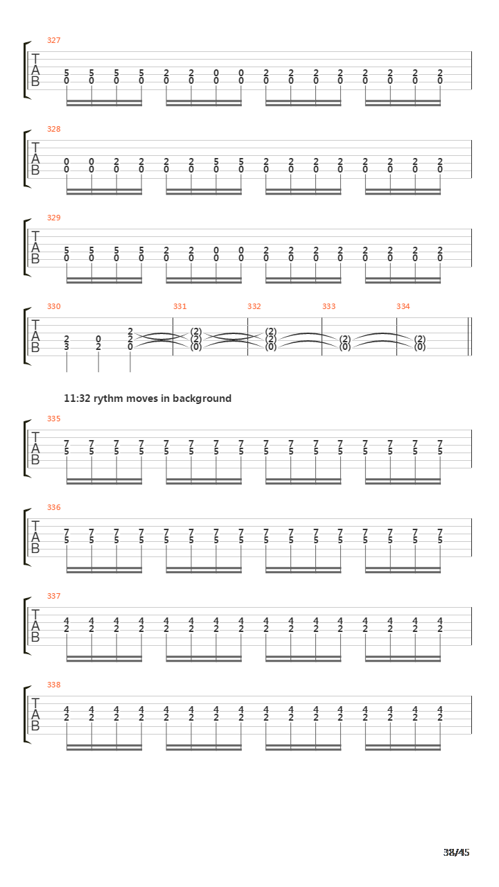 Sommer Guitar Tab吉他谱